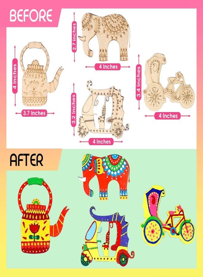Solobolo Painting Kit for Kids 6-12 | Art & Craft for Girls 9-12 | Return Birthday Gift | Truck Art | Gift for Boys Girls 6-15 - Wood, Brown - Image 3